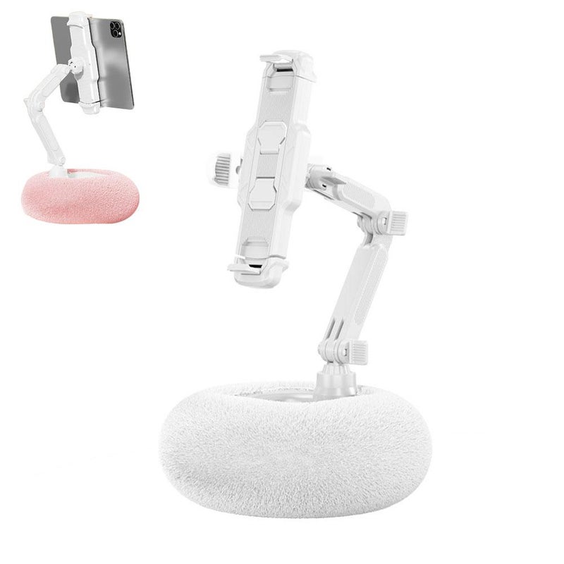 Plush phone holder, plush pillow stand, tablet stand, sofa and blanket support, perfect for watching videos on your phone.